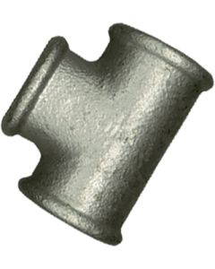 1 T-stuk 1/2" FFF- verzinkt