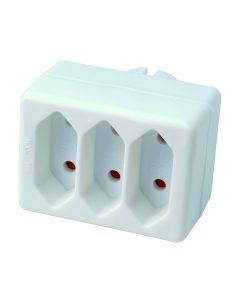 DOMINO 3X2.5A WIT
