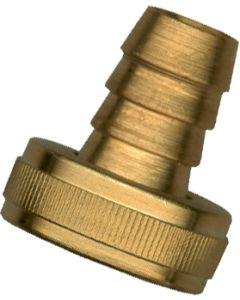 1 Slangpilaar 3/4" F x 1/2" - messing