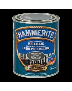 HAMMERITE STRUCT.MAT LAK LEI ZWART 0,75 L
