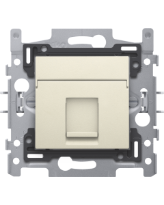 STOPCONTACT 1XRJ45 UTPCAT5 CREAM