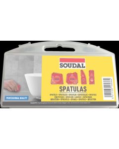 SOUDAL Set van 4 spatels