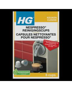 HG Nespresso reinigingscups 6 cups