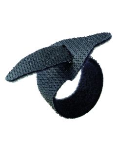 KABELBAND VELCRO 15CM ZWART 10ST