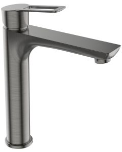 Tirreno lavabokraan verhoogd gunmetal