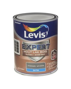 LEVIS EXPERT HOUTLAK BUITEN SATIN MUIZENGRIJS 1 L