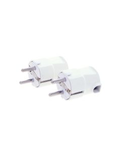 STEKKER HAAKS 16A 2P+A WIT 2ST