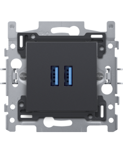 USB-LADER 2X SMART ANTHRACITE