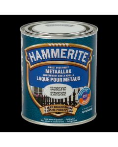 HAMMERITE STRUCT.MAT LAK NATUURLIJK WIT 0,75 L