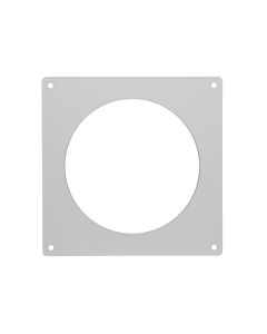 Afdekpl.PVC 7031 dia 125 wit