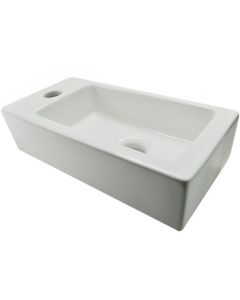 Trevi fontein mini links 36 x 18 x 9 cm wit