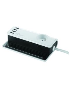 DOORVOERSTEKKER 4XUSB 4.8A