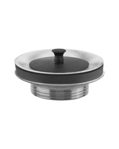 1 Draadkrepien met stop - 5/4" verchroomd