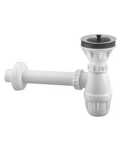 1 Wastafelsifon met afvoerplug 5/4" x 32 mm - Polypropyleen