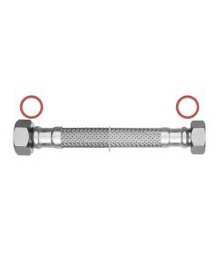 1 Sanflex 50 cm - 3/4" F x 3/4" F - rubber