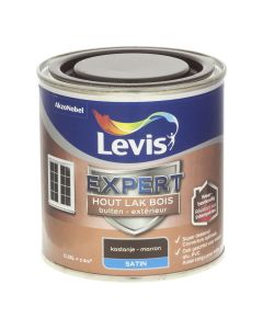 LEVIS EXPERT HOUTLAK BUITEN SATIN KASTANJE 0,25 L