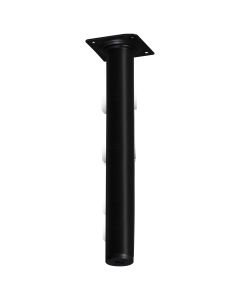 Merkloos Meubelpoot metaal Rond Ø30mmx25cm, zwart