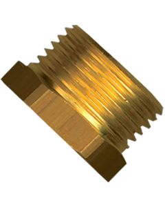 1 Verloopring 3/4" M x 1/2" F - messing