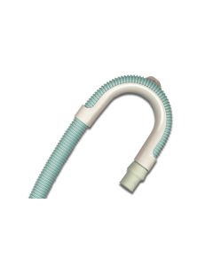 1 Afvoerdarm met bocht 90° 2,5m - 18 x 18 mm - rubber
