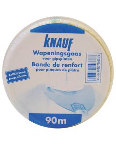 Knauf, Voegband versterkt met glasvezels en heeft een open structuur, 90 m