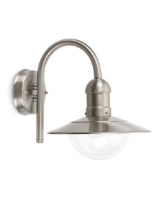WANDLICHT INA E27 HELDERE LENS RVS