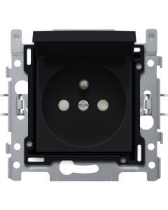 STOPCONTACT +A +DEKSEL BLACK