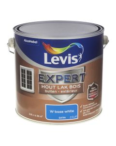 LEVIS EXPERT HOUTLAK BUITEN SATIN MIX WHITE 2,5 L
