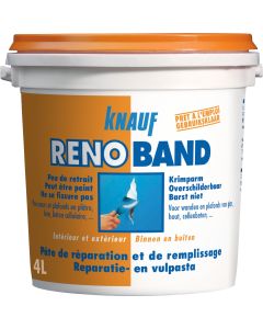 Knauf, Renoband, Reparatie en vulpasta, 4 l