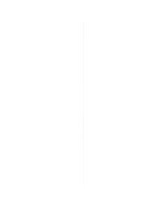 CanDo muurplint clip MDF folie 120x19mm Style wit (287) 240cm