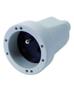 TEGENSTEKKER PVC 2P+A GRIJS