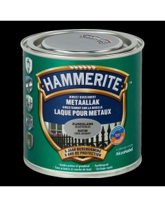 HAMMERITE METAALLAK ZIJDEGLANS ZILVERGRIJS 0,25 L