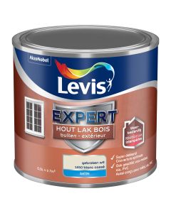 LEVIS EXPERT HOUTLAK BUITEN SATIN GEBROKEN WIT 0,5 L