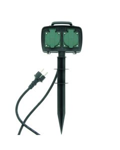 TUINPAAL +DUO-STOPCONTACT +1.5M