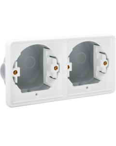 HYDRO INBOUWKADER 2X HOR WIT