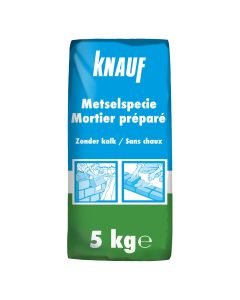 Knauf, Metselspecie, Gebruiksklare mengeling voor metselwerk, 5kg, grijs