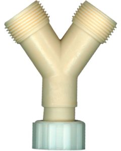 1 Y-aftap toevoer 3/4" - PVC
