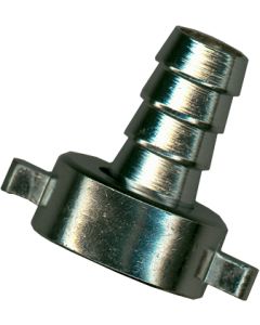 1 Slangpilaar 2-delig  3/4" F x 1/2" - verchroomde messing
