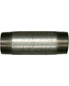 1 Draadstuk 2x draad 3/4" x 150 mm MM - verzinkt