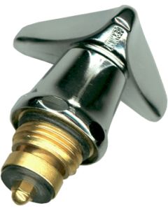 1 Driester greep koppeling 1/2" FF rood - verchroomde messing