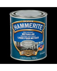 HAMMERITE STRUCT.MAT LAK METAALGRIJS 0,75 L
