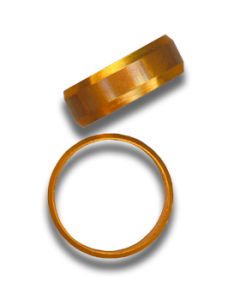 2 Klemring 22 mm - messing
