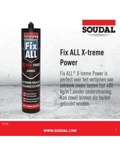 Fix ALL X-treme Power Zwart 290ml