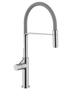 Sorrento keukenkraan semi-pro flex grijs