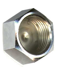 1 Hoed 1/2" F - verchroomd