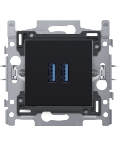 USB-LADER 2X SMART BLACK