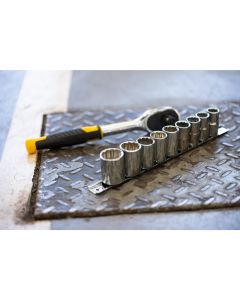 STANLEY Ratelset 1/4" 72t 11 delig