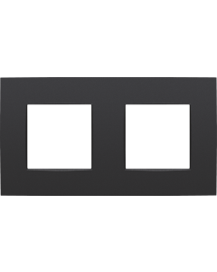 AFDEKPLAAT 2V HOR INTENSE M BLACK