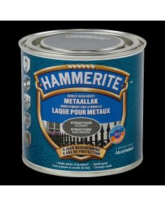 HAMMERITE STRUCT.MAT LAK LEI ZWART 0,25 L