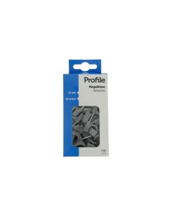 NAGELKLEM ROND 12MM GRIJS 50ST
