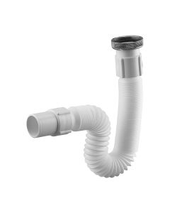 1 Hydroflex plooibare en uittrekbare sifon 5/4" x 32 mm - PVC